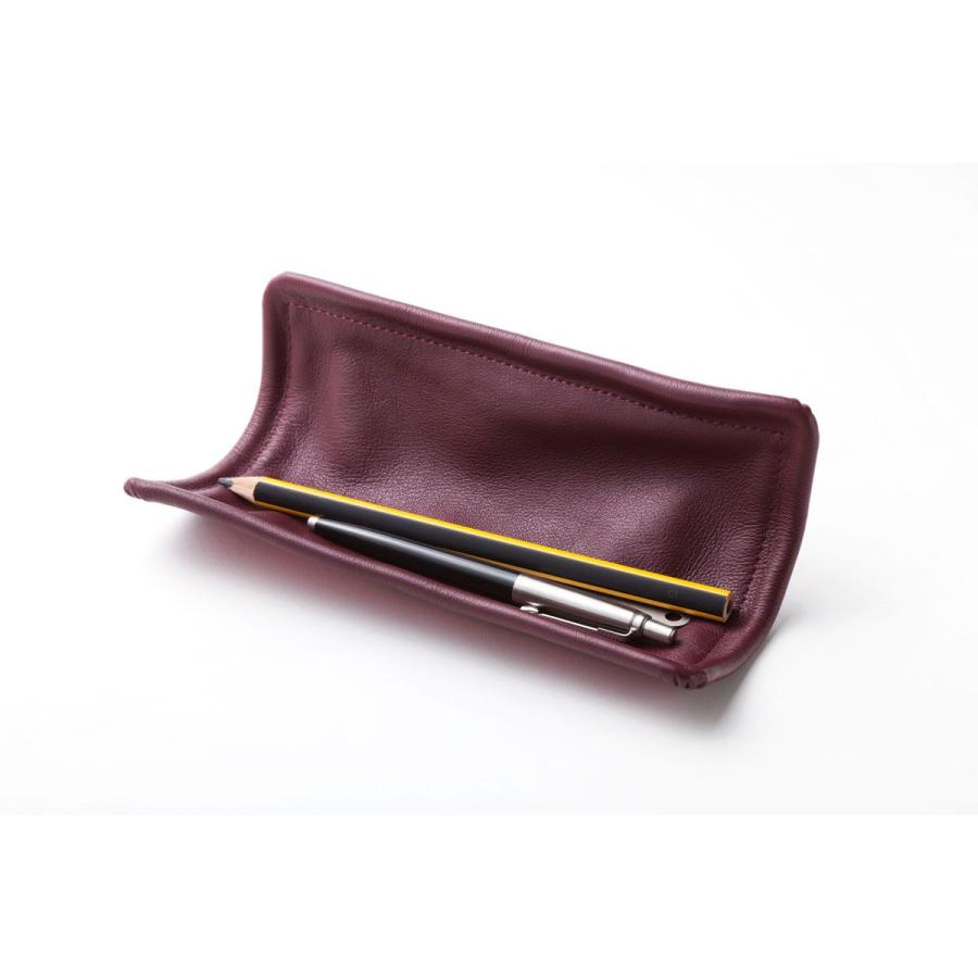 トレイ フレックス レザートレイ 本革 FLEX LEATHER TRAY ワインレッド |  | 02