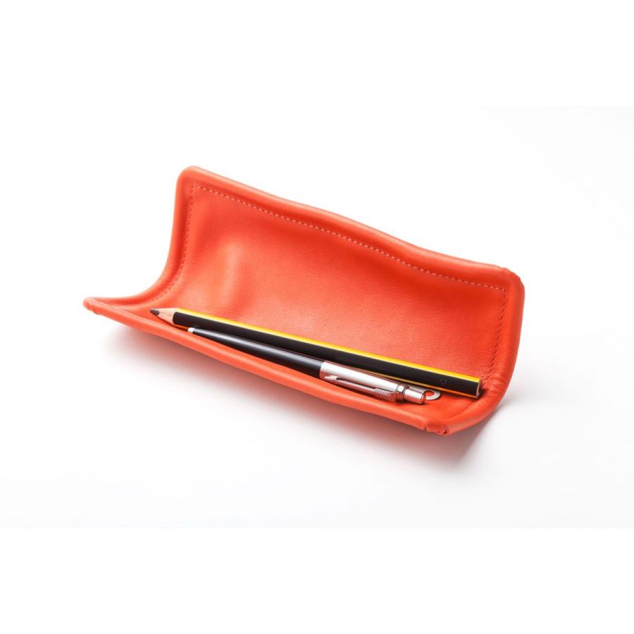 トレイ フレックス レザートレイ 本革 FLEX LEATHER TRAY オレンジ