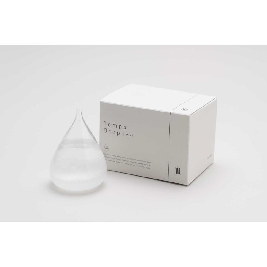 ストームグラス 100％ 100パーセント 100percent TEMPO DROP mini オブジェ ギフト テンポドロップ ミニ クリア | 100percent | 01