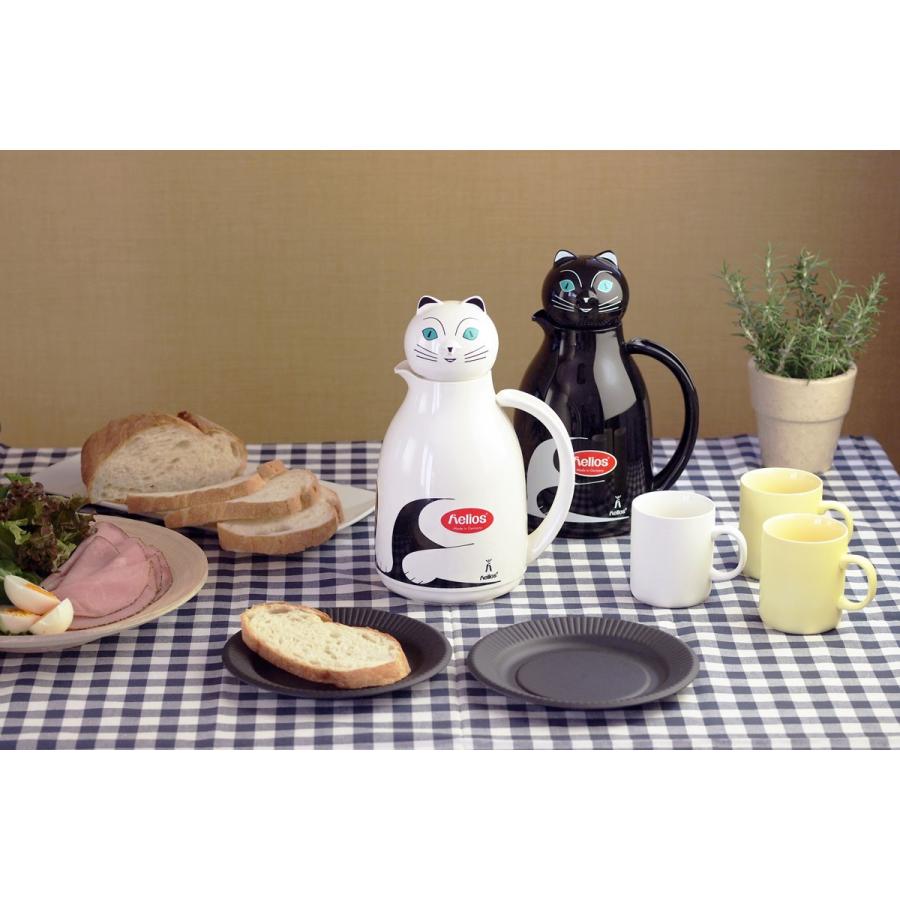 魔法瓶 helios サーモキャット 1000ml ポット 卓上魔法瓶 ヘリオス Thermo Cat ブラック |  | 01