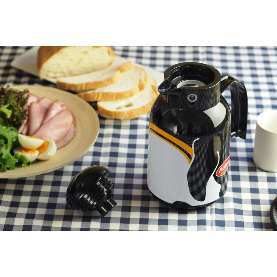 魔法瓶 helios サーモバード 1000ml ポット 卓上魔法瓶 ペンギン ヘリオス Thermo Bird |  | 03