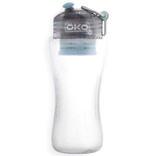 ろ過機能付きボトル OKO ドリンクボトル 550ml 水筒 オコ Filtration Water Bottle スカイ ライトブルー | 