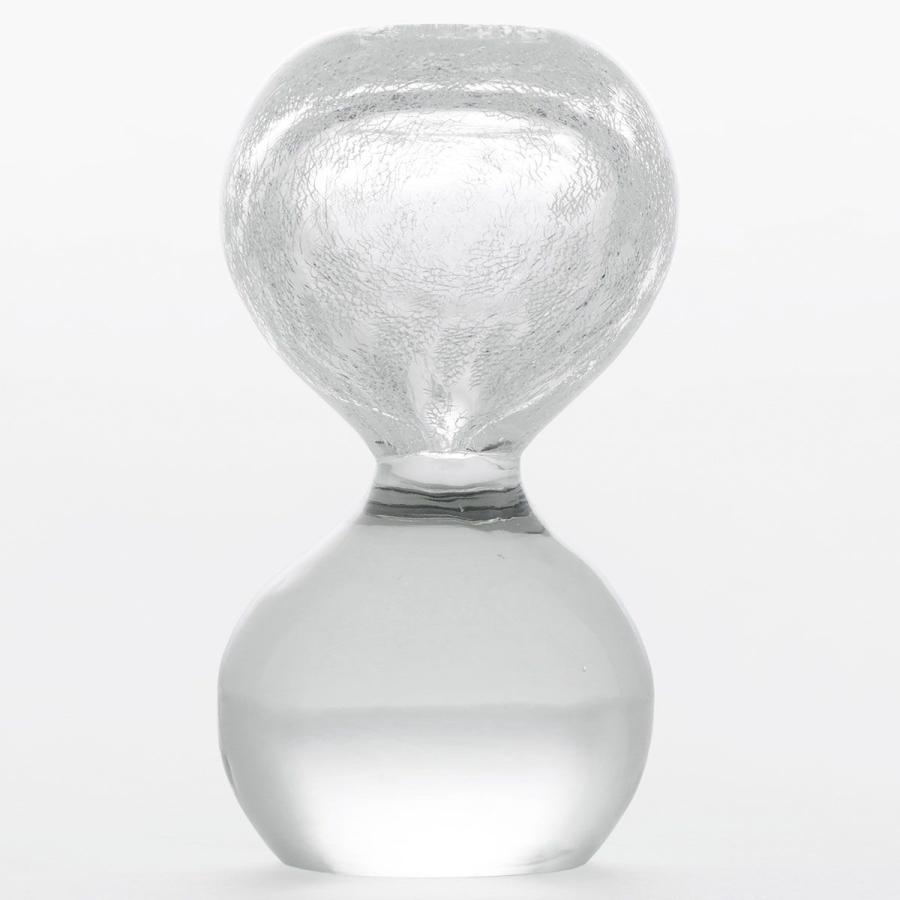 ペーパーウェイト 雪花ガラス 砂時計型 SECCA 3 | 