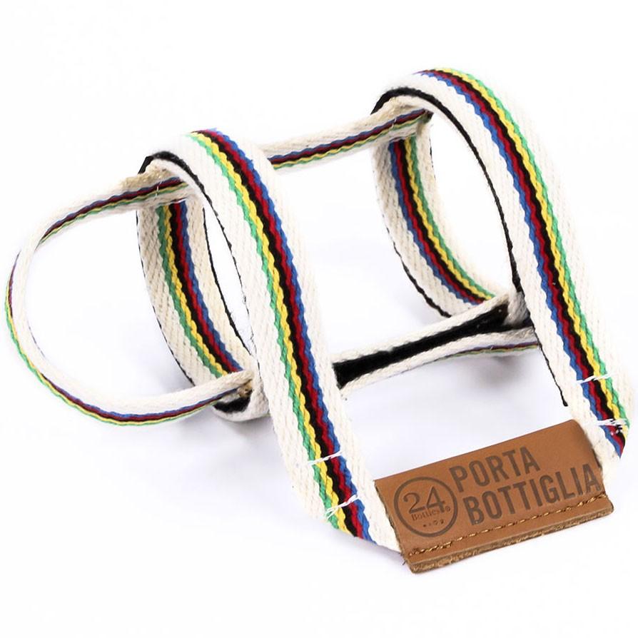 水筒カバー 24ボトルズ ポルタ ボッティグリーア 水筒ホルダー 自転車 24Bottles Porta Bottiglia サイクリングレインボー | 