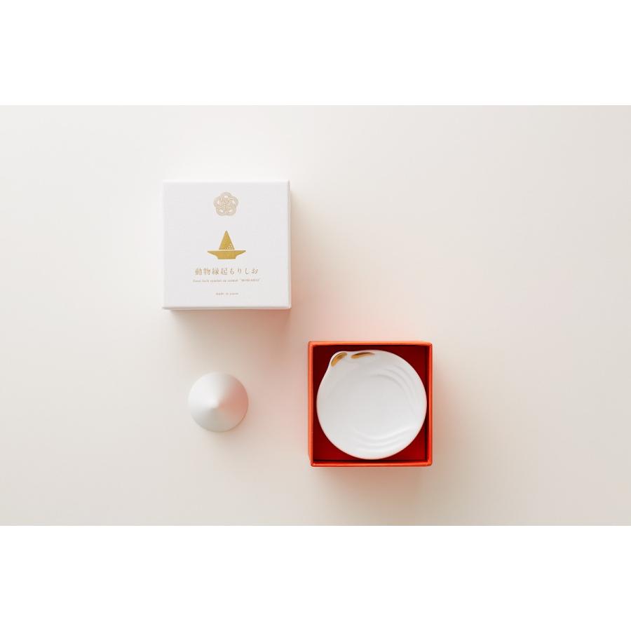 盛り塩 WDH 動物縁起もりしお 盛り塩固め器付き 梟 ふくろう |  | 03