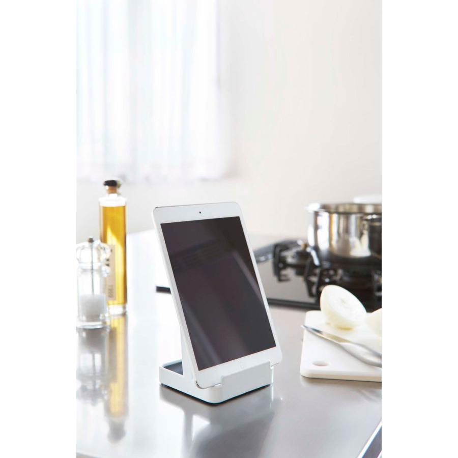 お玉置き 山崎実業 TOWER お玉＆鍋ふたスタンド ブックスタンド タブレットスタンド YAMAZAKI タワー ホワイト |  | 02