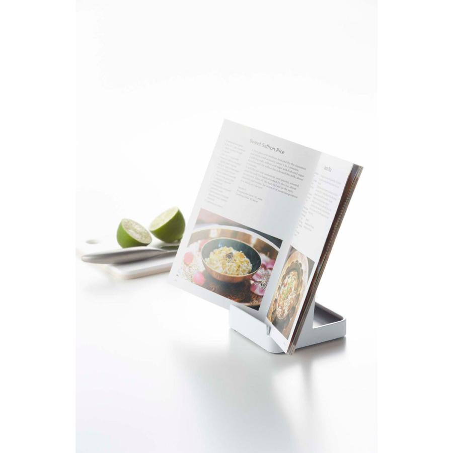 お玉置き 山崎実業 TOWER お玉＆鍋ふたスタンド ブックスタンド タブレットスタンド YAMAZAKI タワー ホワイト |  | 03