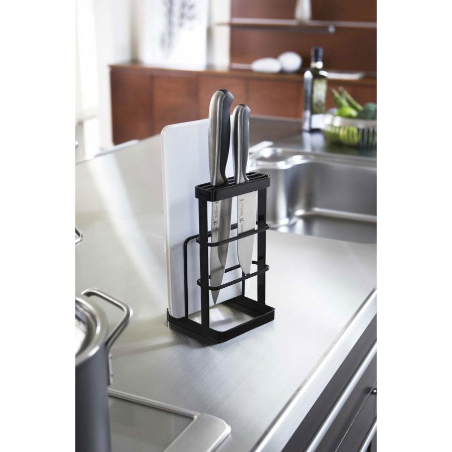 包丁・まな板スタンド TOWER カッティングボード＆ナイフスタンド タワー ブラック |  | 01