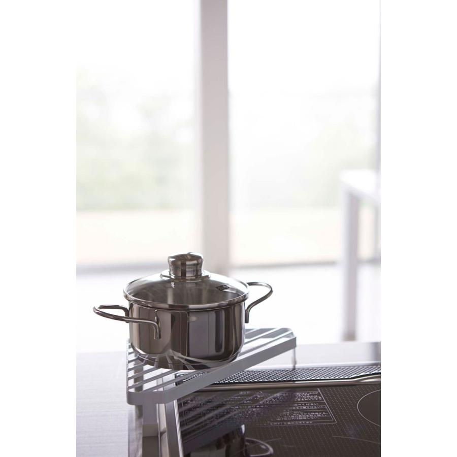 キッチン収納 山崎実業 TOWER コンロコーナーラック YAMAZAKI タワー ホワイト |  | 02