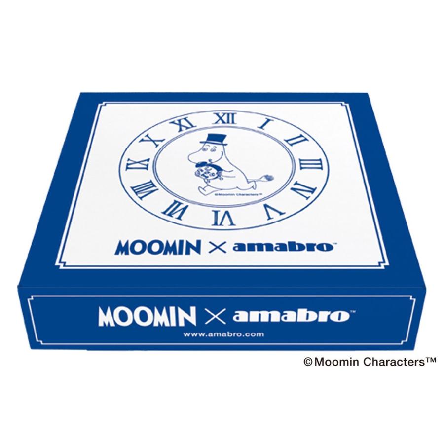 ムーミン amabro 染付 クロック 掛け時計 アマブロ MOOMIN SOMETSUKE CLOCK ブラック |  | 01
