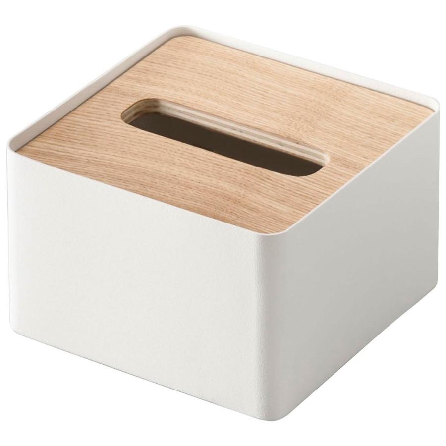ティッシュケース 山崎実業 RIN 蓋付きティッシュケース S YAMAZAKI リン ナチュナル | 