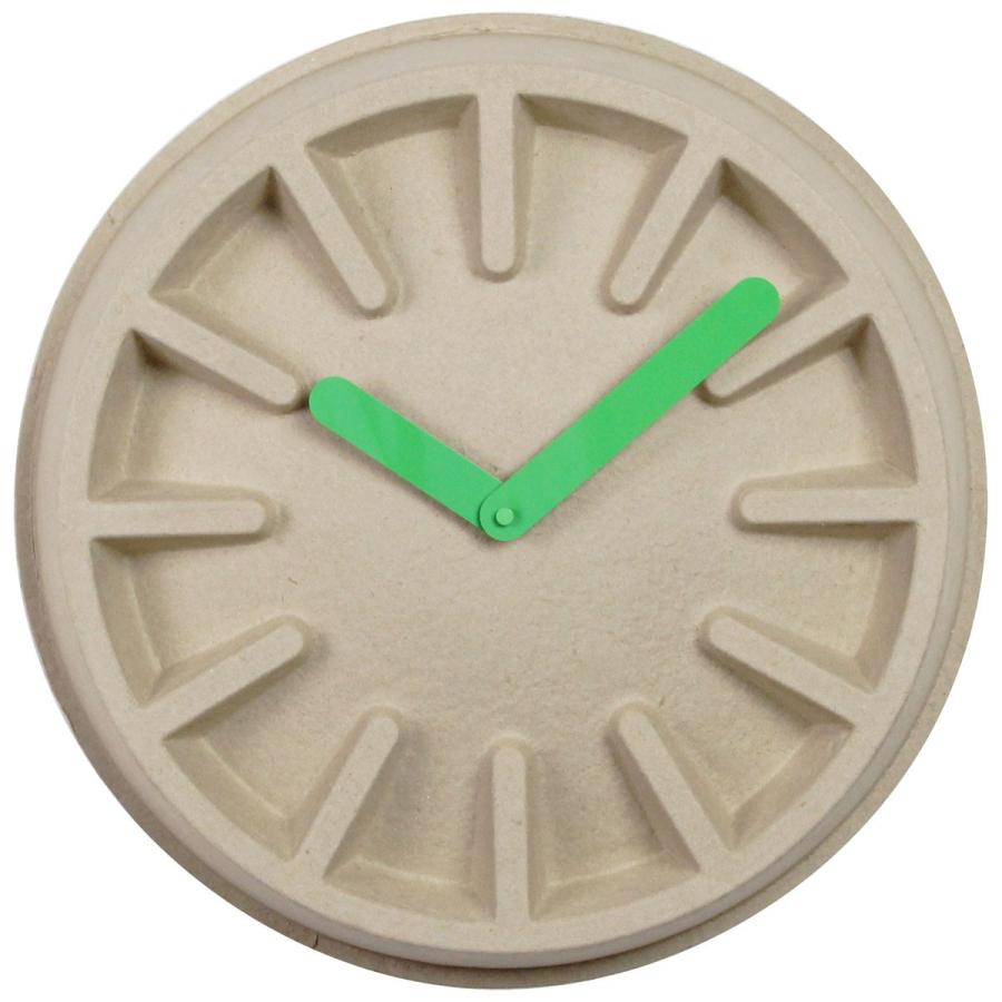 掛け時計 ファイバークロック FIBER CLOCK ベージュ | 