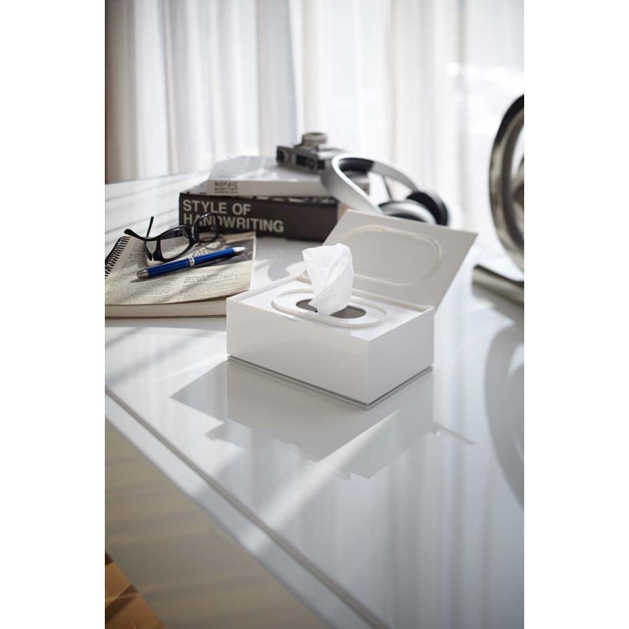 ウェットシートケース 山崎実業 Veil 詰め替え用ウェットシートケース YAMAZAKI ヴェール ホワイト |  | 02