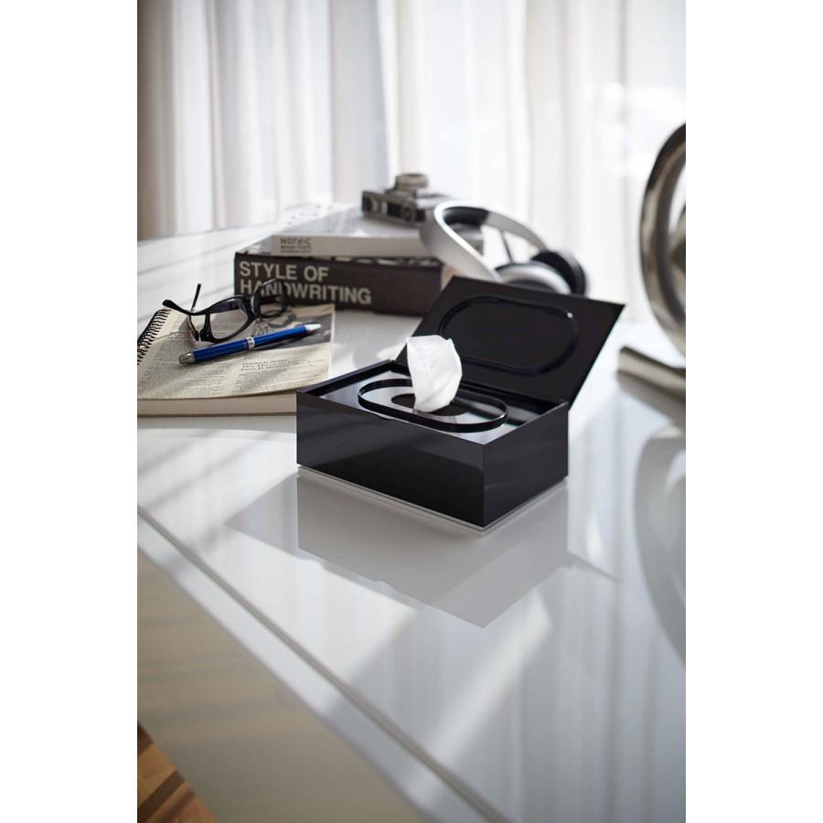 ウェットシートケース 山崎実業 Veil 詰め替え用ウェットシートケース YAMAZAKI ヴェール ブラック |  | 02