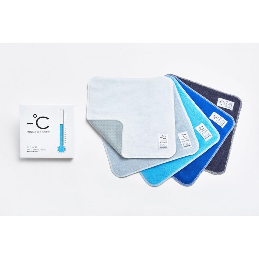 ハンカチ -°C MINUS DEGREE 今治タオル マイナス ディグリー クールネイビー |  | 01