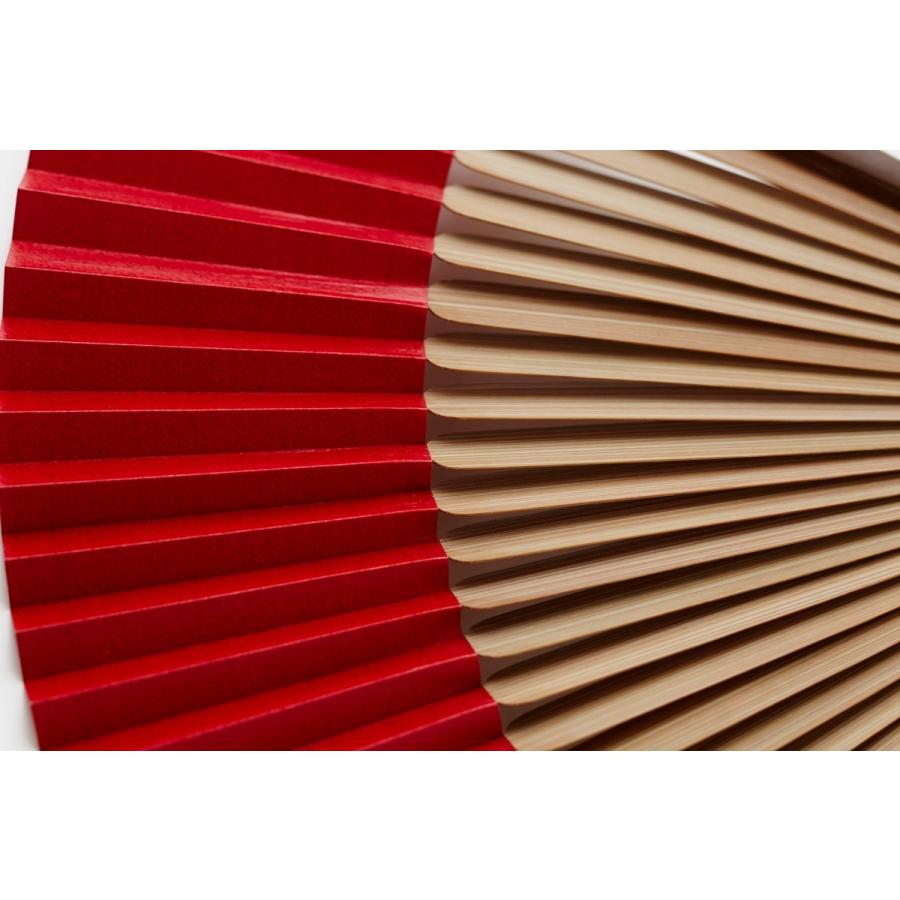 扇子 WDH 京扇子 ダブリューディーエイチ 扇子袋セット 赤 |  | 03