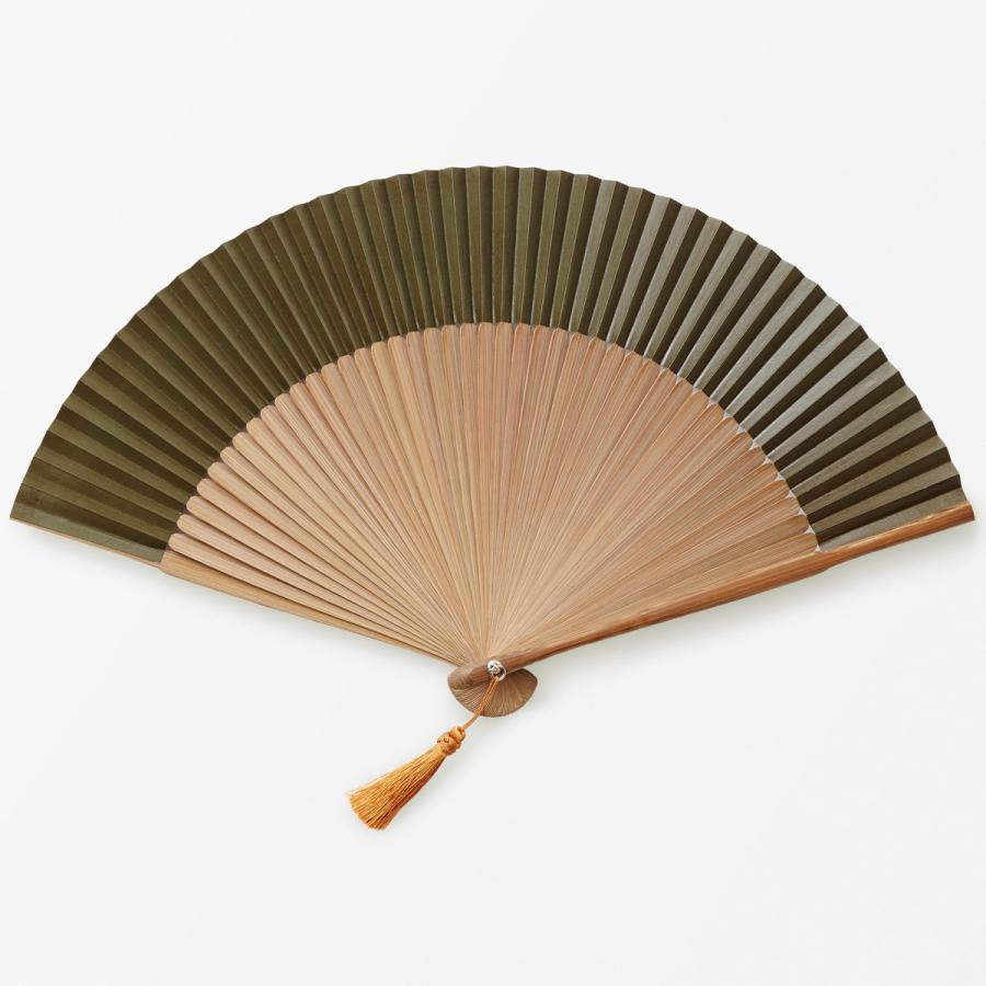 扇子 WDH 京扇子 ダブリューディーエイチ 扇子袋セット 緑 | 