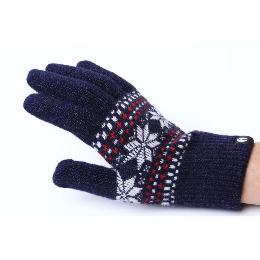 手袋 iTouch Gloves Patterns S アイタッチグローブ パターン Sサイズ レディース ジャカード ネイビー |  | 01