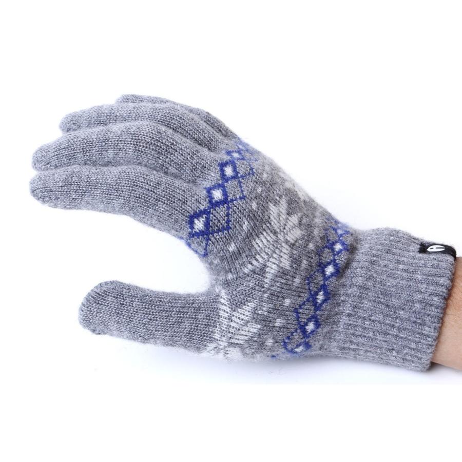 手袋 iTouch Gloves Patterns L アイタッチグローブ パターン Lサイズ メンズ ジャカード グレー |  | 01