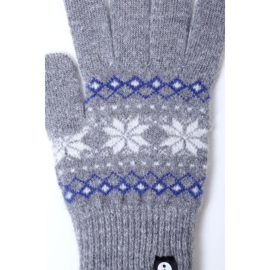 手袋 iTouch Gloves Patterns L アイタッチグローブ パターン Lサイズ メンズ ジャカード グレー |  | 02