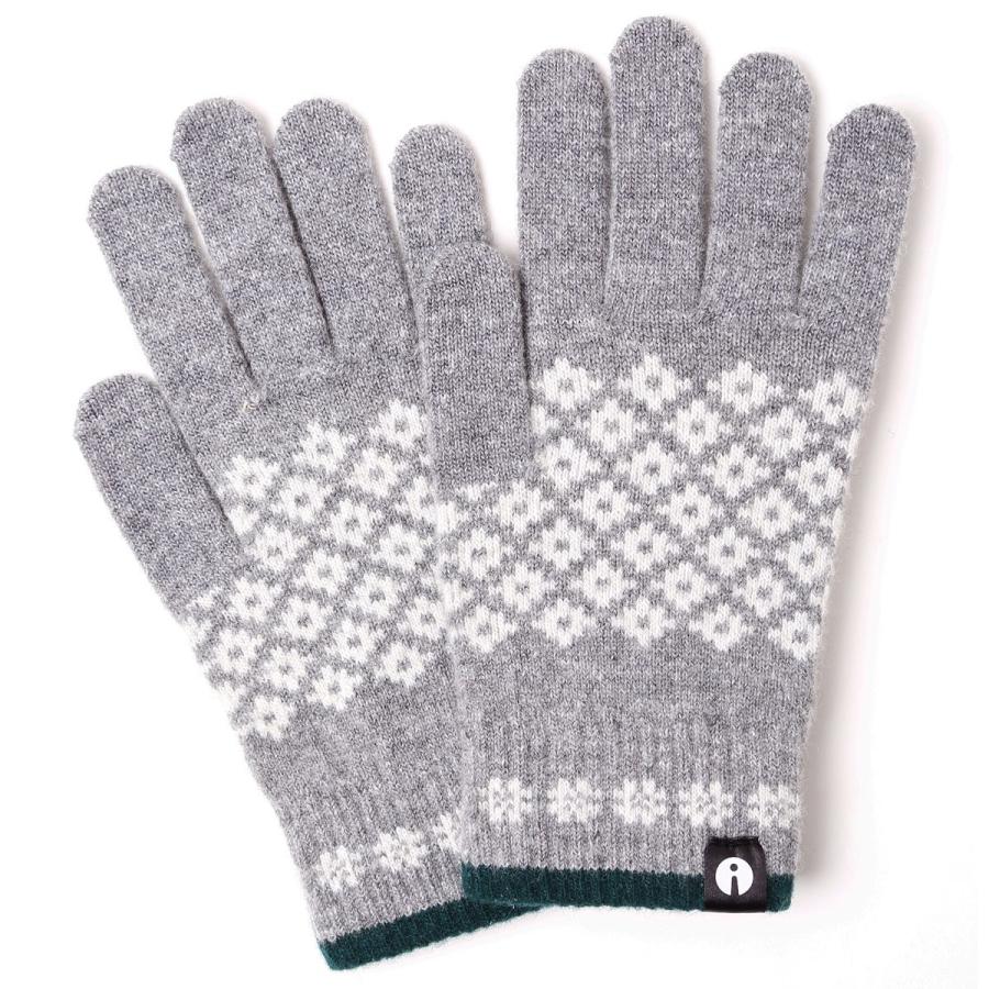 手袋 iTouch Gloves Patterns L アイタッチグローブ パターン Lサイズ メンズ ダイヤ ライトグレー | 