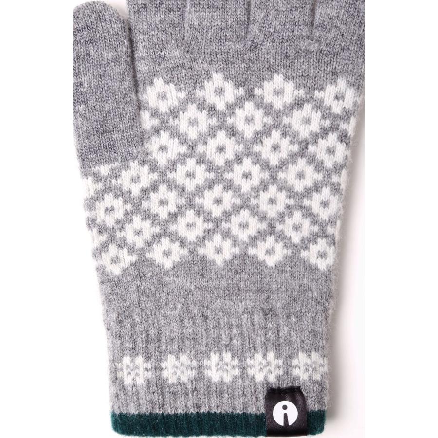 手袋 iTouch Gloves Patterns L アイタッチグローブ パターン Lサイズ メンズ ダイヤ ライトグレー |  | 02