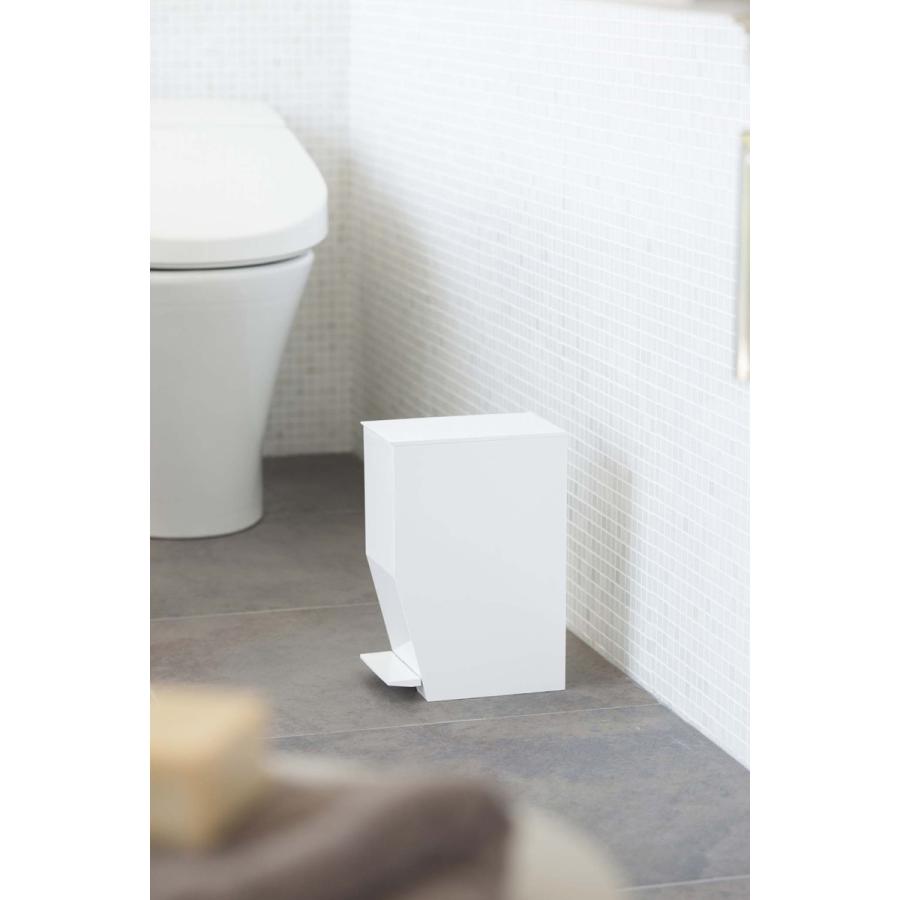 ゴミ箱 山崎実業 TOWER ペダル式トイレポット ふた付き おしゃれ コンパクト サニタリー YAMAZAKI タワー ホワイト |  | 01