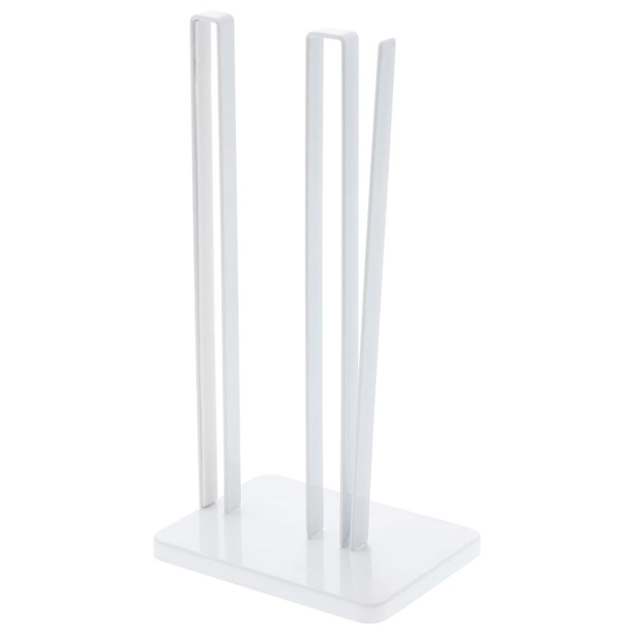 キッチンペーパーホルダー 山崎実業 正規品 TOWER タワー 片手で切れるキッチンペーパーホルダー キッチンペーパー収納  ホワイト | tower | 01