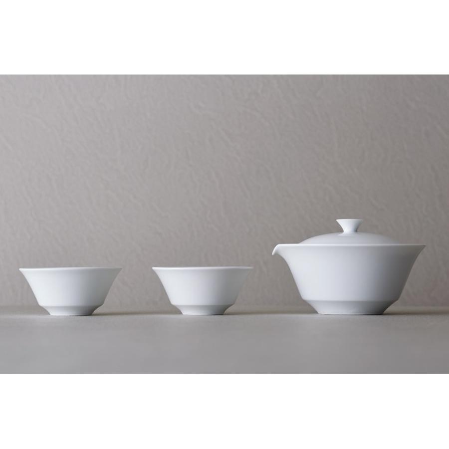 急須 WDH 宝瓶と湯呑み2個セット ダブリューディーエイチ 波佐見焼 白磁 | 