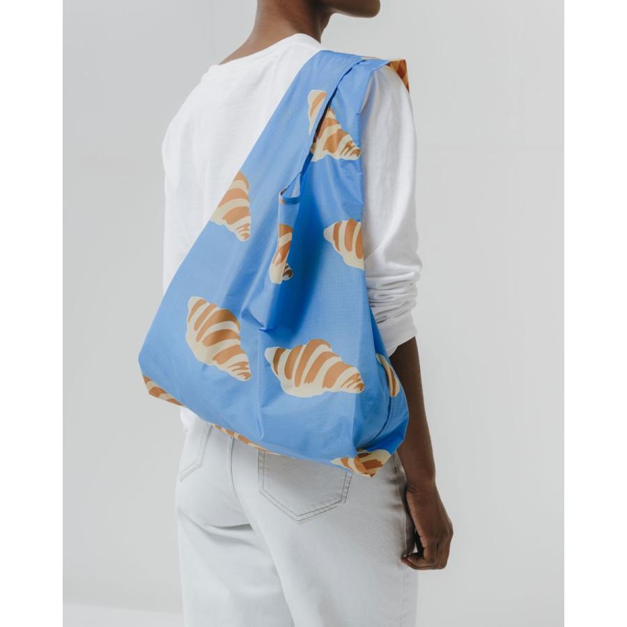 baggu エコバッグ クロワッサン エコバッグ BAGGU STANDARD イラスト おしゃれ 収納ポーチ付き