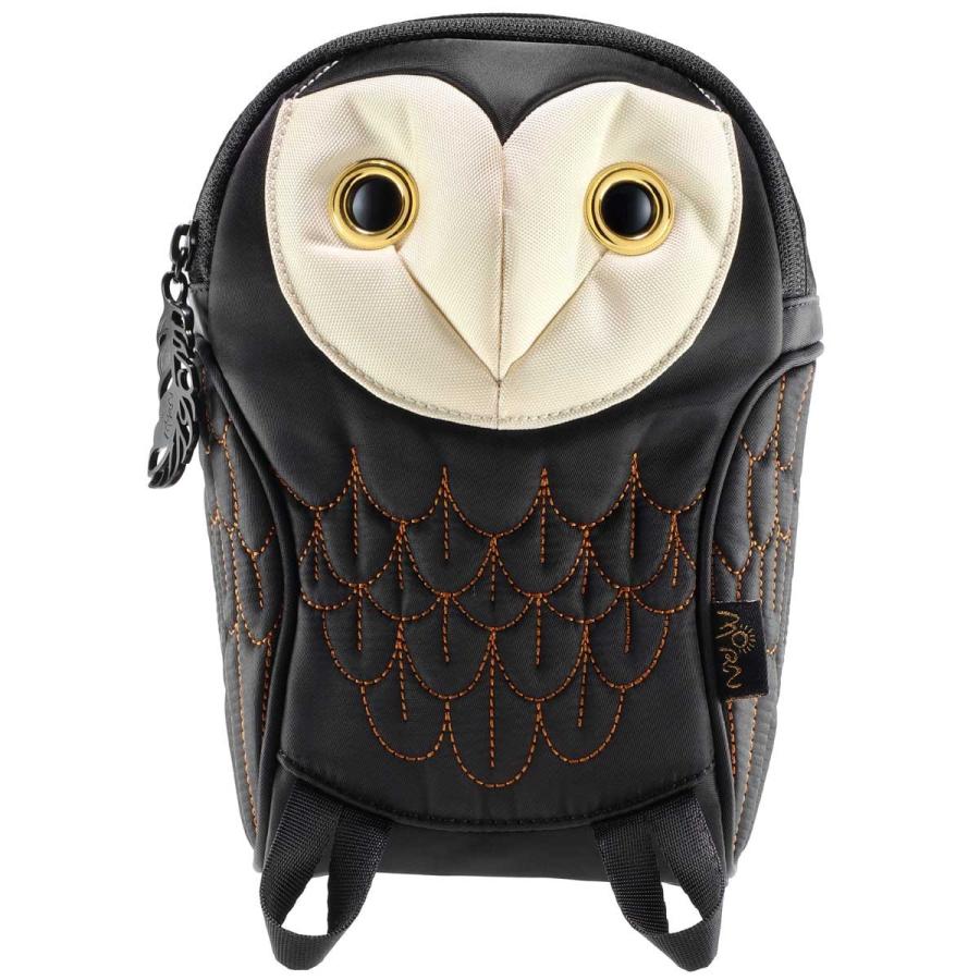 ポーチ MORN CREATIONS メンフクロウ アーバン ポーチ おしゃれ モーンクリエイションズ ポーチ フクロウ ブラック | 