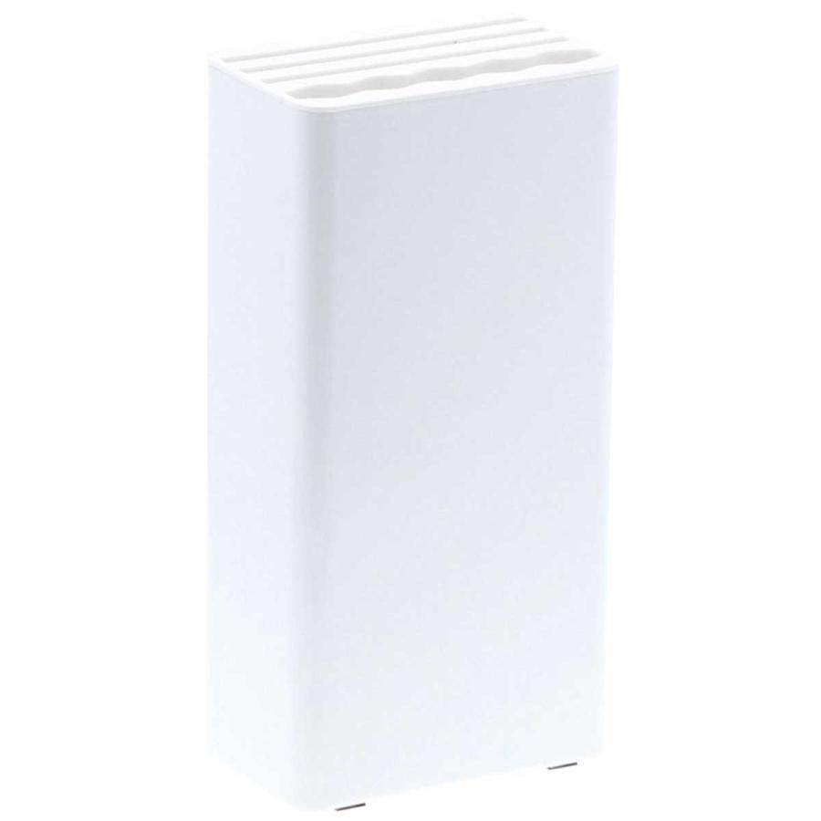 包丁スタンド 山崎実業 TOWER キッチンナイフ＆ハサミスタンド おしゃれ YAMAZAKI タワー ホワイト | 