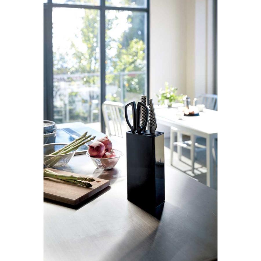包丁スタンド 山崎実業 TOWER キッチンナイフ＆ハサミスタンド おしゃれ YAMAZAKI タワー ブラック |  | 01