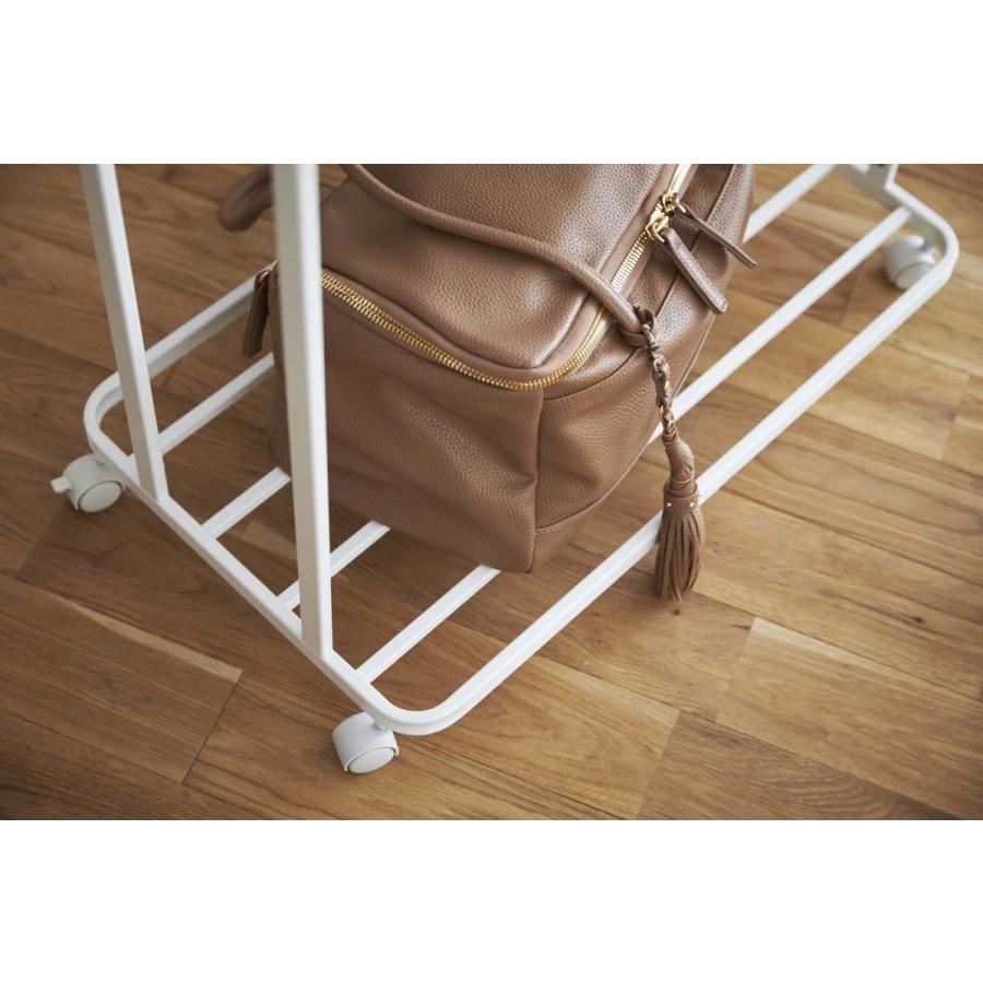 ハンガーラック 山崎実業 TOWER キャスター付き 台座付き おしゃれ