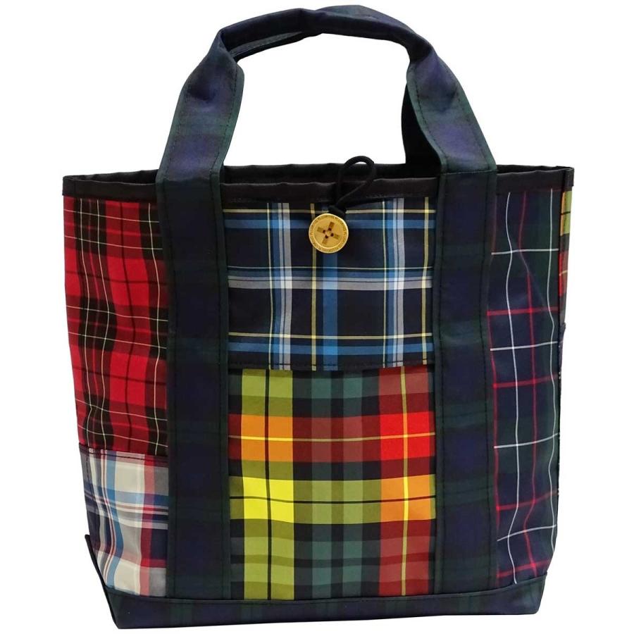 トートバッグ +RING 撥水トートバッグ Mサイズ おしゃれ プラスリング レディーストート Sr.175 チェック | 