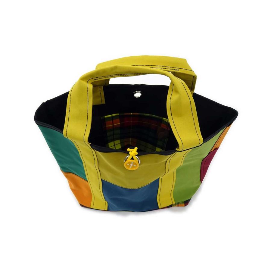 トートバッグ +RING 撥水トートバッグ Mサイズ おしゃれ プラスリング レディーストート Sr.105 イエロー |  | 03