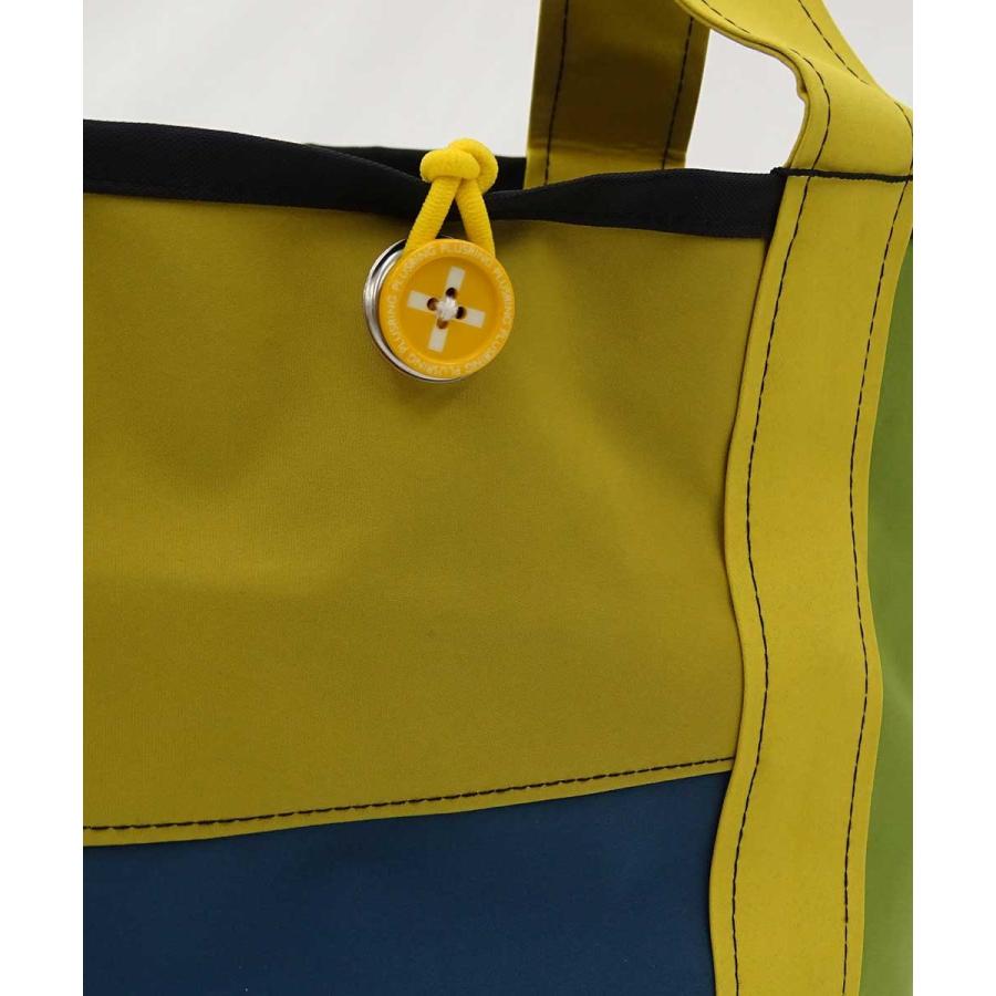 トートバッグ +RING 撥水トートバッグ Mサイズ おしゃれ プラスリング レディーストート Sr.105 イエロー |  | 04