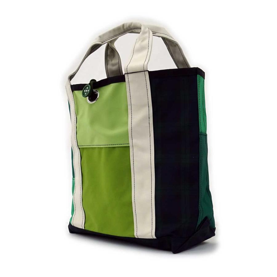 トートバッグ +RING 撥水トートバッグ Mサイズ おしゃれ プラスリング レディーストート Sr.106 グリーン |  | 01