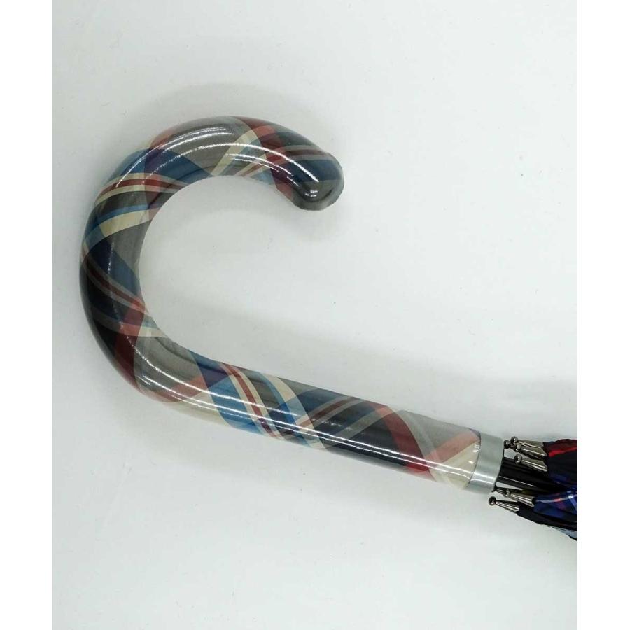 傘 +RING coco 65cm メンズ おしゃれ プラスリング 長傘 男性用 T612 タータンチェック |  | 05