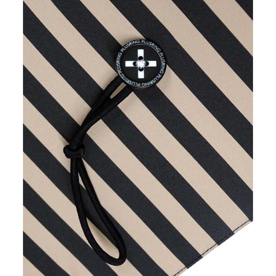 傘 +RING coco 65cm メンズ おしゃれ プラスリング 長傘 男性用 T531 ストライプ ブラック グレー |  | 03