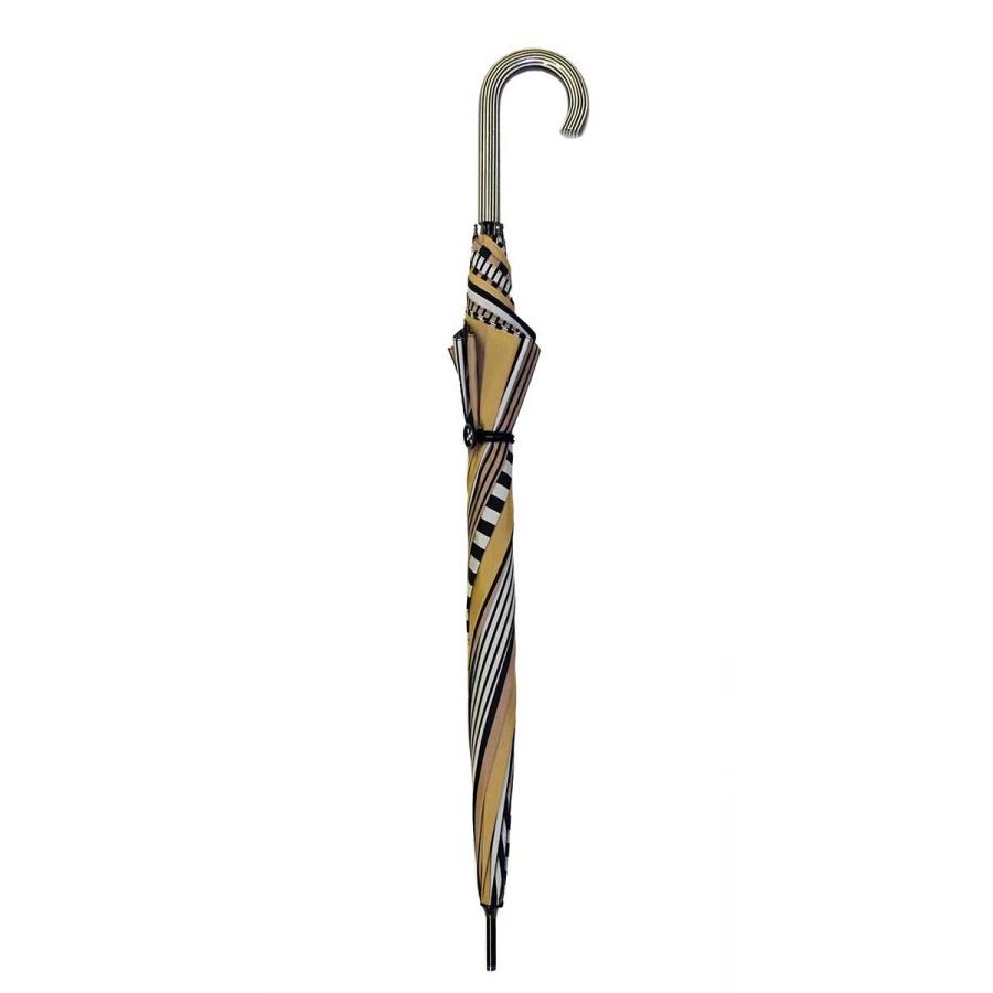 傘 +RING coco 65cm メンズ おしゃれ プラスリング 長傘 男性用 T531 ストライプ ブラック グレー |  | 04