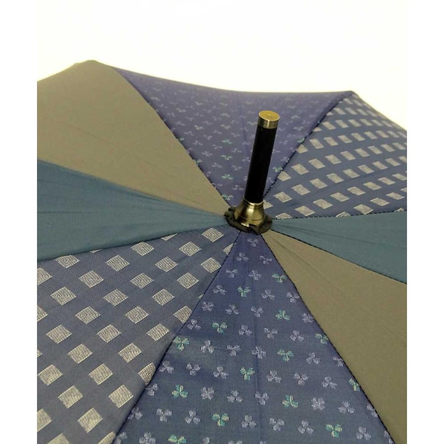 傘 +RING coco 65cm メンズ おしゃれ プラスリング 長傘 男性用 T524 ネイビー グレー |  | 02