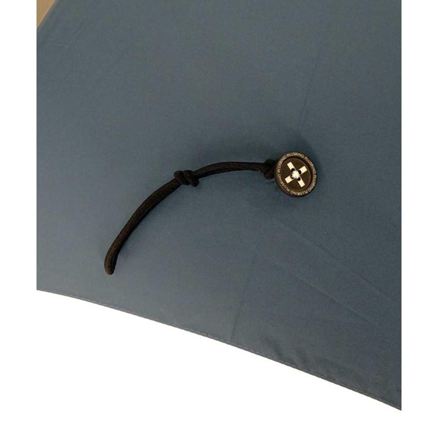 傘 +RING coco 65cm メンズ おしゃれ プラスリング 長傘 男性用 T524 ネイビー グレー |  | 03