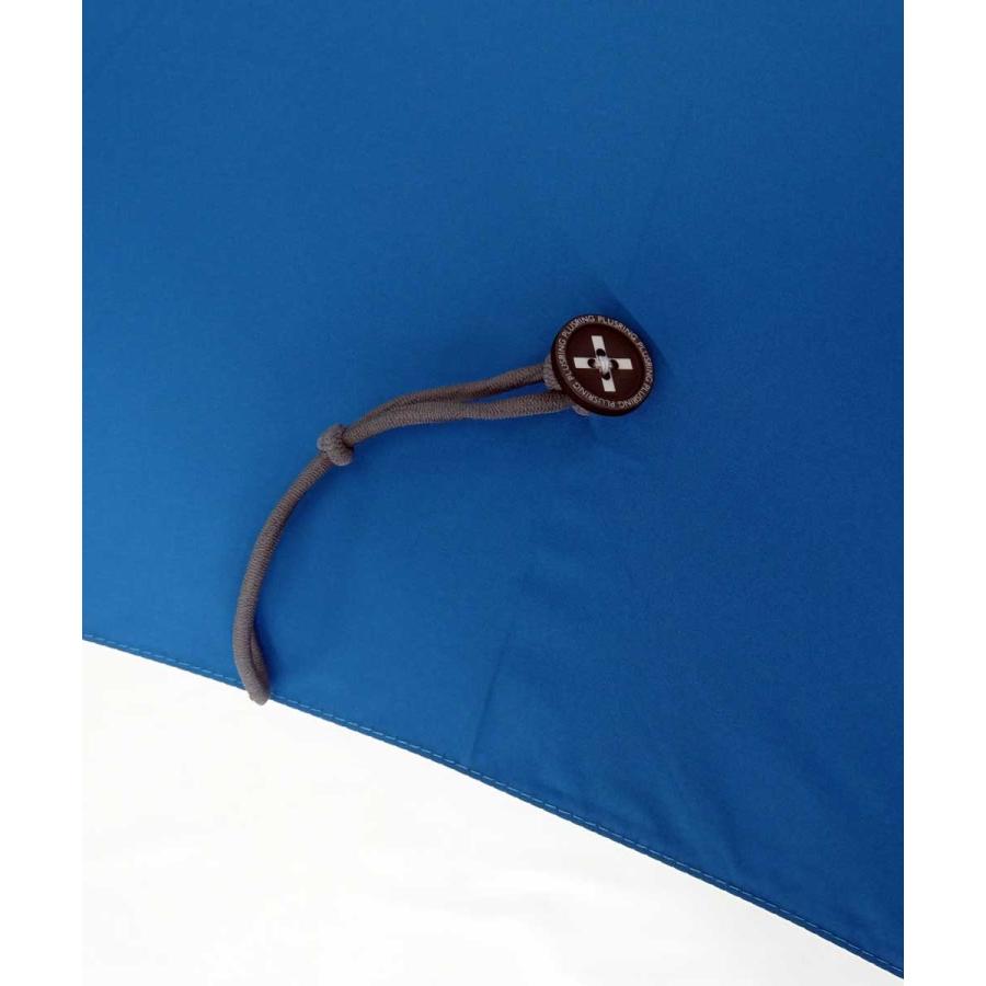 傘 +RING coco 65cm メンズ おしゃれ プラスリング 長傘 男性用 T527 ギンガムチェック ブルー グレー |  | 03