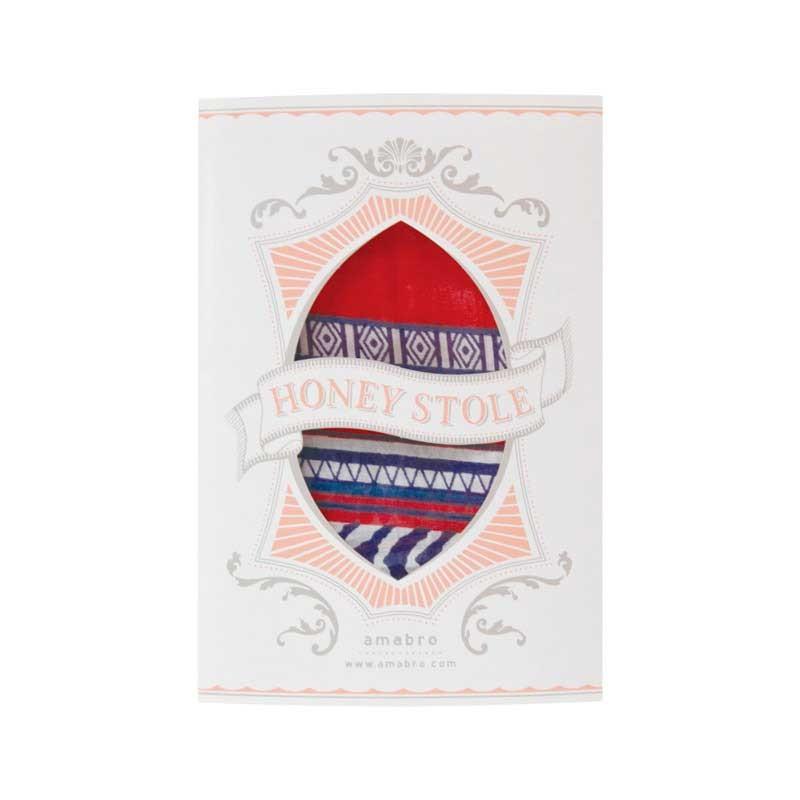 ストール amabro ハニーストール おしゃれ アマブロ HONEY STOLE 子ども・大人兼用 親子ペアルック エスニック |  | 01