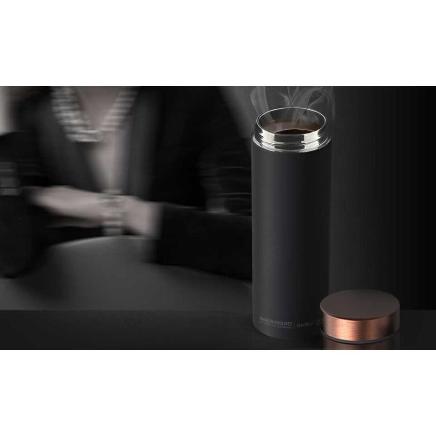水筒 asobu ファッションボトル LE BATON 500ml ステンレスボトル 直飲み 保温保冷 真空断熱 おしゃれ アソブ トラベルボトル ル・バトン ブラック コッパー |  | 01