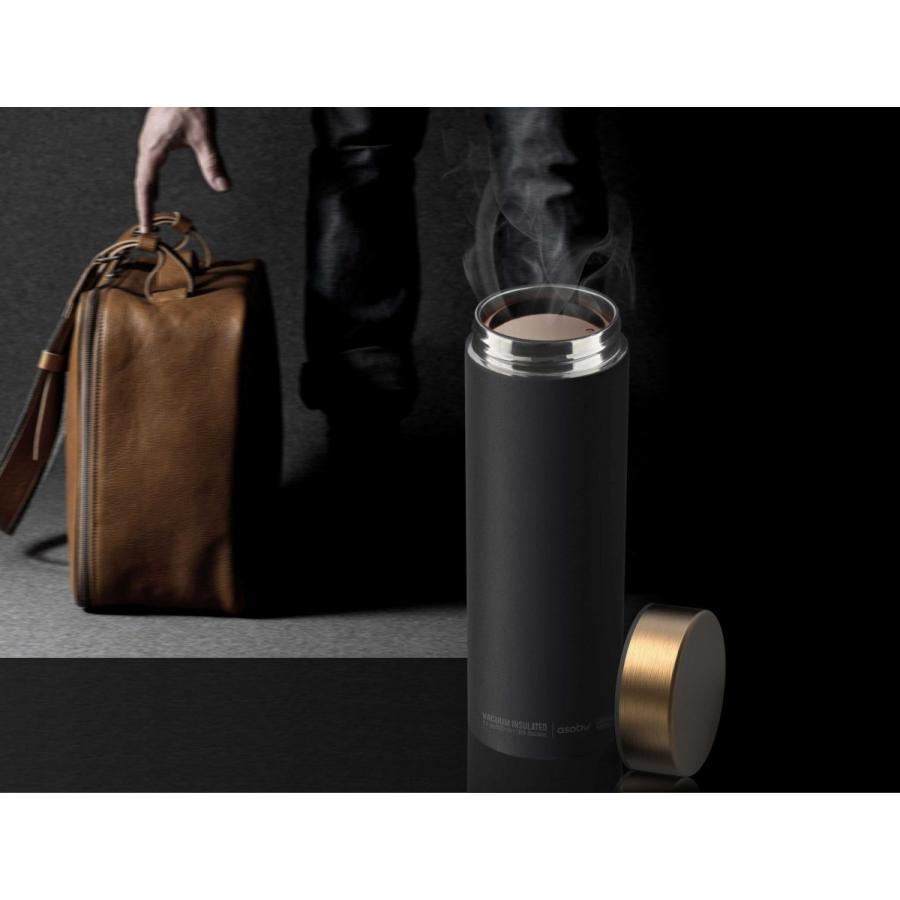 水筒 asobu ファッションボトル LE BATON 500ml ステンレスボトル 直飲み 保温保冷 真空断熱 おしゃれ アソブ トラベルボトル ル・バトン ブラック ゴールド |  | 03