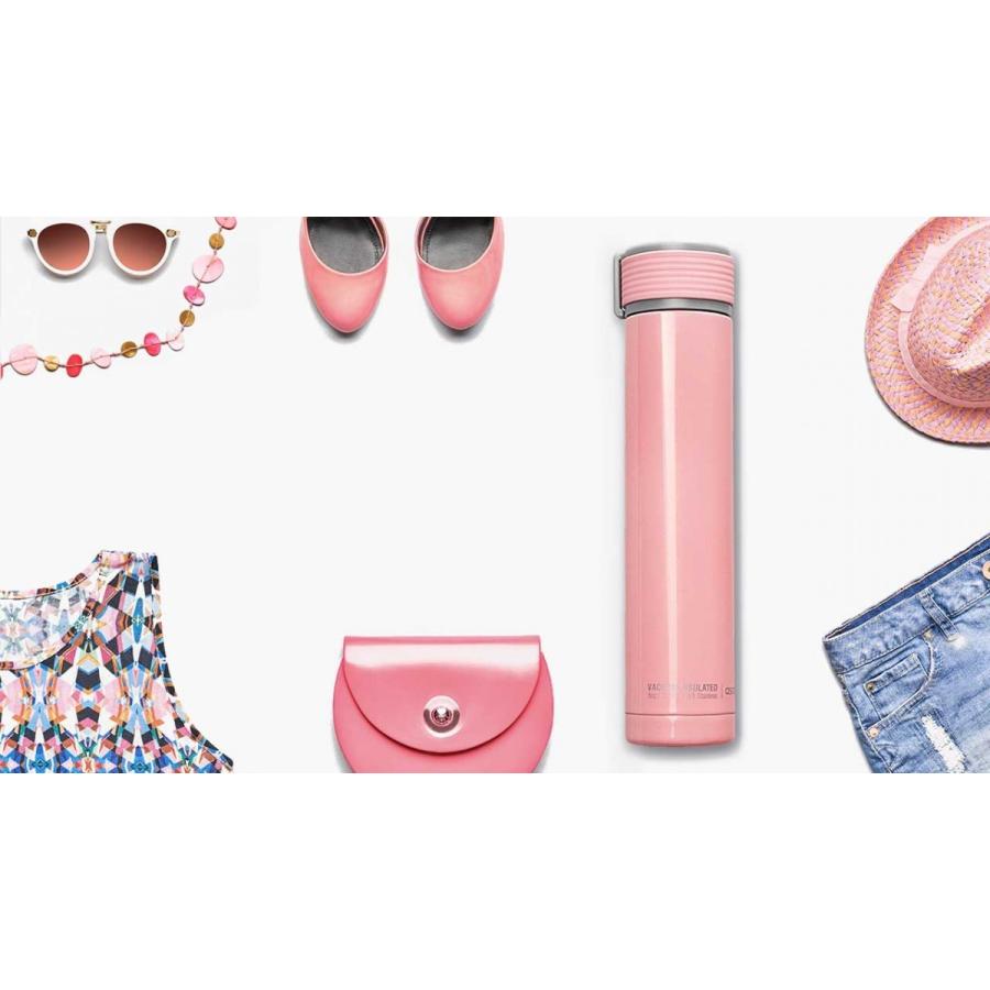 水筒 asobu ファッションボトル SKINNY MINI 230ml ステンレスボトル 直飲み 保温保冷 真空断熱 おしゃれ アソブ ウォーターボトル スキニーミニ ピンク |  | 01