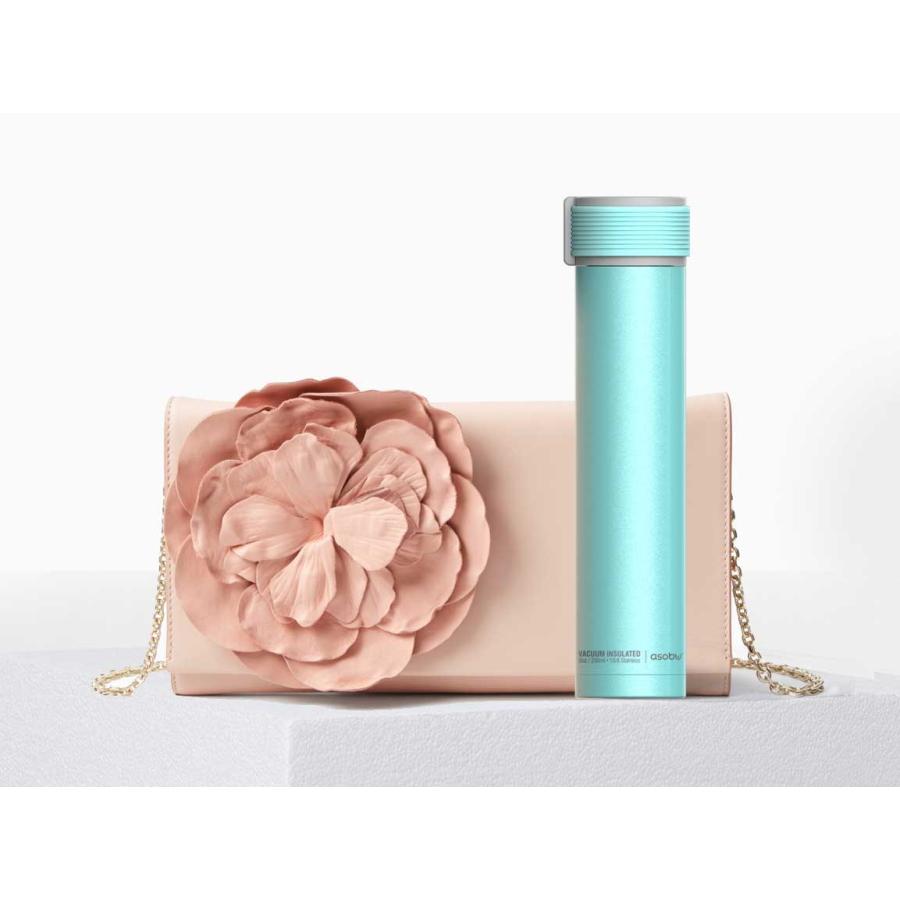 水筒 asobu ファッションボトル SKINNY MINI 230ml ステンレスボトル 直飲み 保温保冷 真空断熱 おしゃれ アソブ ウォーターボトル スキニーミニ ブルー |  | 02