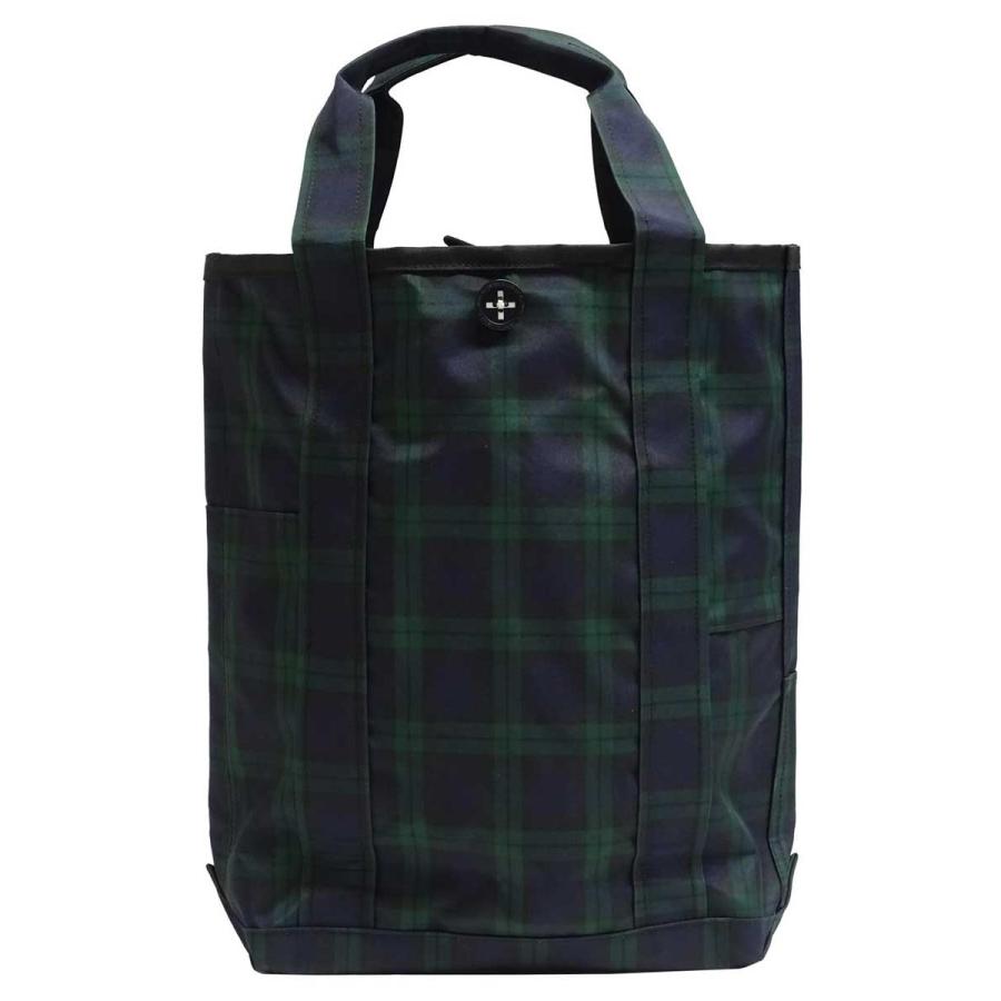 トートバッグ +RING 撥水トートバッグ TALLサイズ レディーストート メンズ 男女兼用 おしゃれ プラスリング 縦長トート Sr.159 ブラックウォッチ |  | 01